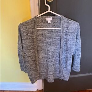 Old Navy Heather Gray Open Cardigan Sweater